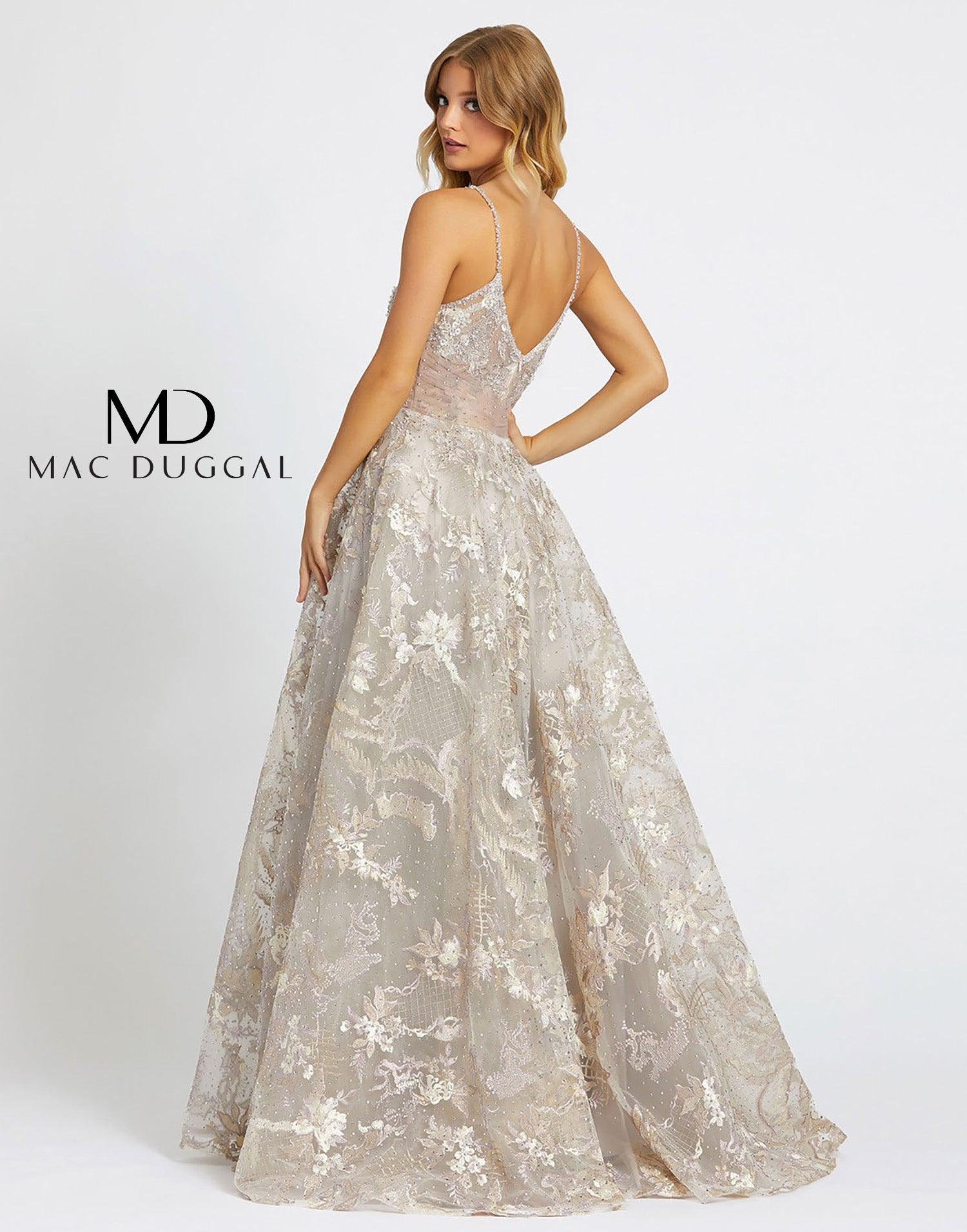 Mac Duggal Prom Long Beaded Ball Gown 20211 Sale - The Dress Outlet