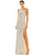 Mac Duggal 26990 Prom Long One Shoulder Formal Gown Silver