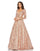 Mac Duggal Prom Long Sleeve Beaded Ball Gown 67592 - The Dress Outlet