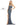 Mac Duggal Prom Long Sleeveless High Slit Gown Navy/Multi