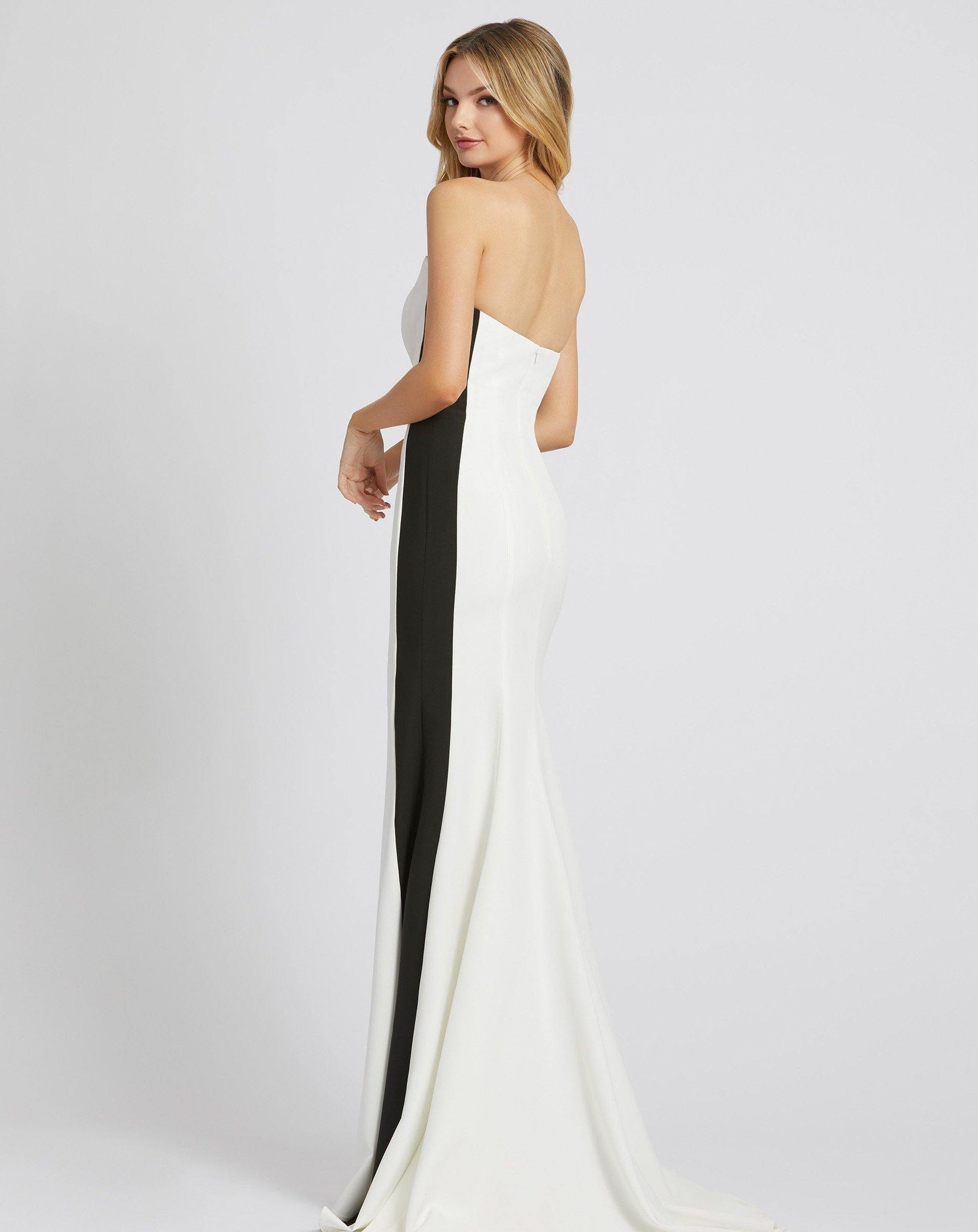 Mac Duggal Prom Strapless Formal Long Dress 49003 - The Dress Outlet
