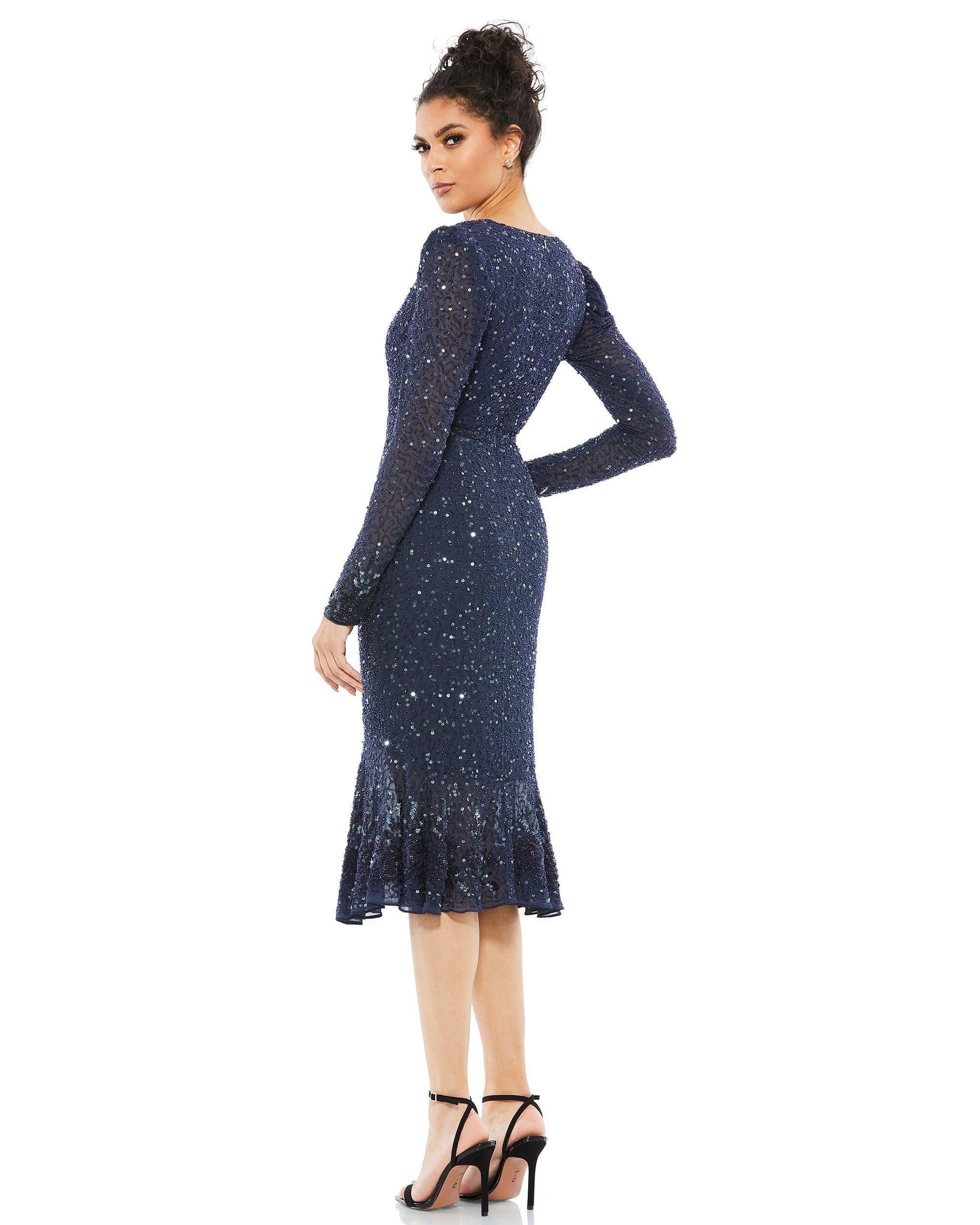 Mac Duggal Short Mother of the Bride Dress 10740 - The Dress Outlet