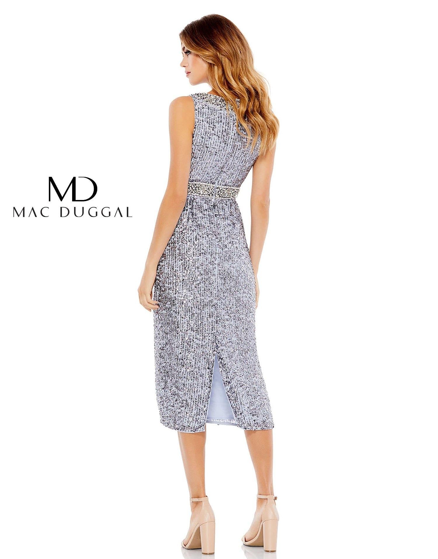 Mac Duggal Short Sleeveless Fitted  Dress 10739 - The Dress Outlet