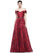 Marsoni Formal Off Shoulder Long Lace Dress 1013 - The Dress Outlet