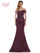 Marsoni Formal Off Shoulder Satin Long Dress 1141 - The Dress Outlet