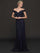 Marsoni Long Formal Off Shoulder Lace Dress 221 - The Dress Outlet