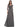 Marsoni Long Long Sleeve Mother of Bride Dress Charcoal Grey