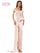 Marsoni Long Off Shoulder Formal Beaded Gown 1225 - The Dress Outlet