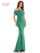 Marsoni Long  Off Shoulder Formal Dress 1165 - The Dress Outlet