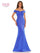 Marsoni Off Shoulder Satin Long Evening Gown 1153 - The Dress Outlet