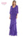 Marsoni Two Piece Ruffle Long Lace Dress 309 - The Dress Outlet
