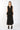 Cocktail Dresses Sleeveless Waist Ruffle Maxi Dress Black