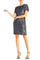 Cocktail Dresses Short Cocktail Fitted Dress Gunmetal