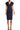 Cocktail Dresses Short Sequin Lace Applique Peplum Cocktail Dress Navy