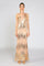 Formal Dresses Long One Shoulder Fitted Maxi Dress Apricot