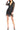 Cocktail Dresses Long Sleeve Beaded Short Cocktail Dress Black Silver