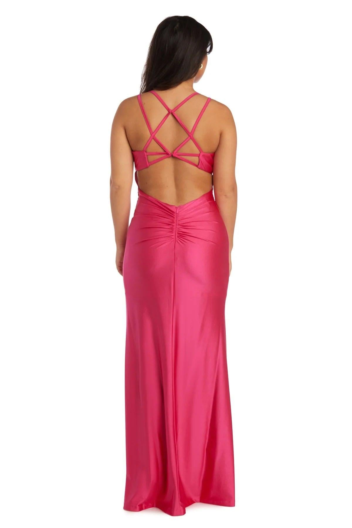 Morgan & Co Long Formal Prom Dress 13020 - The Dress Outlet