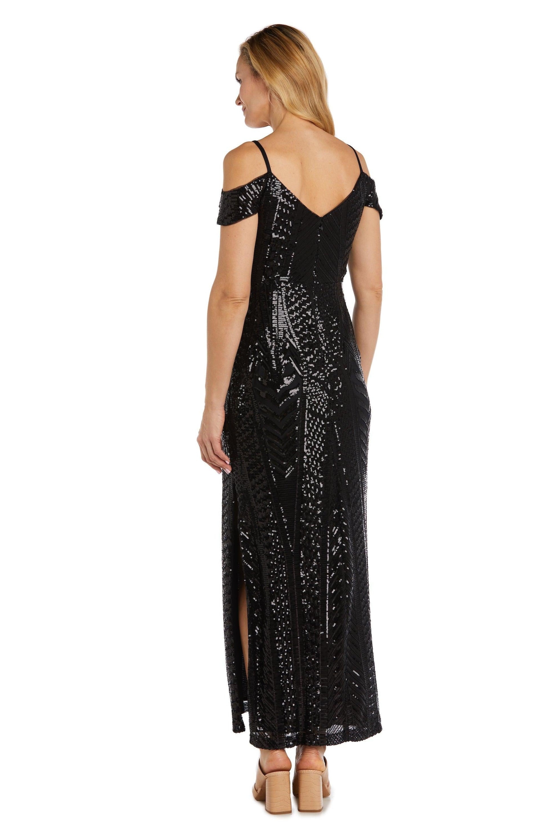Nightway Long Off Shoulder Formal Dress 21917A - The Dress Outlet