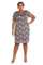 Nightway Short Plus Size Cocktail Lace Dress 22046W - The Dress Outlet