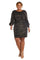 Nightway Short Plus Size Long Sleeve Dress 22052W - The Dress Outlet