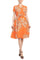 Cocktail Dresses Pleated Short Floral Print A Line Cocktail Dress Firestarter