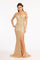 Off Shoulder Sequined Mermaid Evening Dress - The Dress Outlet