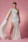 One Shoulder Long Formal Wedding Gown - The Dress Outlet