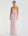 Prom Dresses Prom Fitted Slit Long Formal Dress Rose