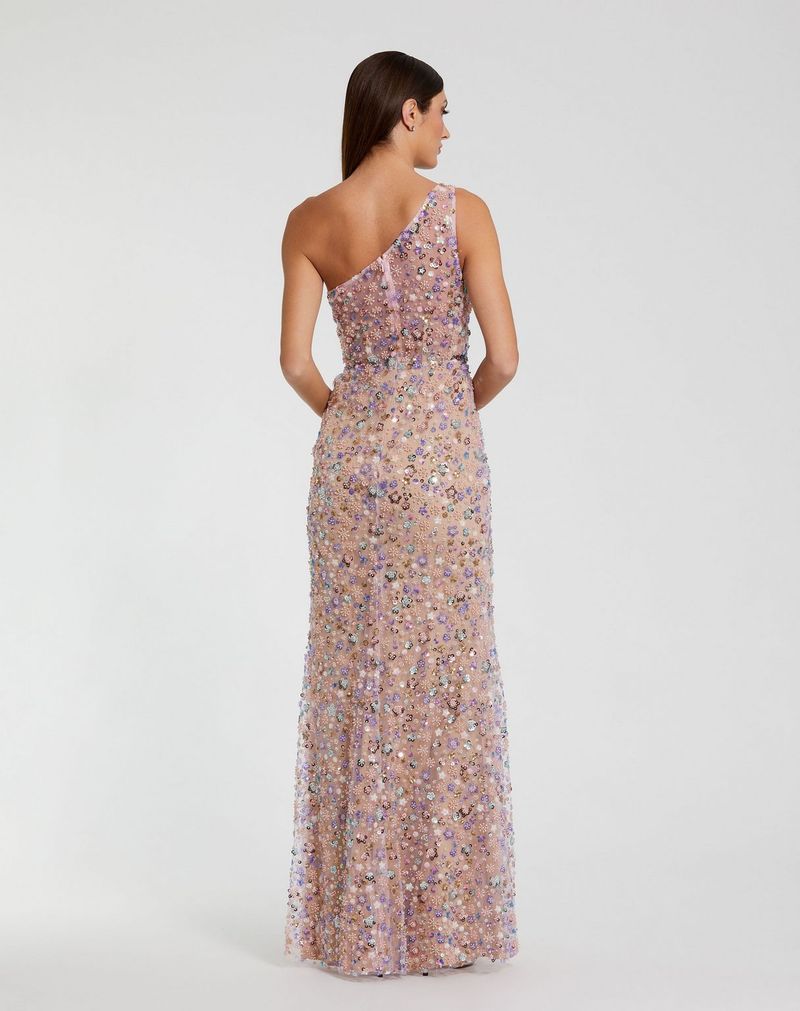 Prom Dresses ong Fitted Formal Sequin Corset Prom Dress Pink Multi