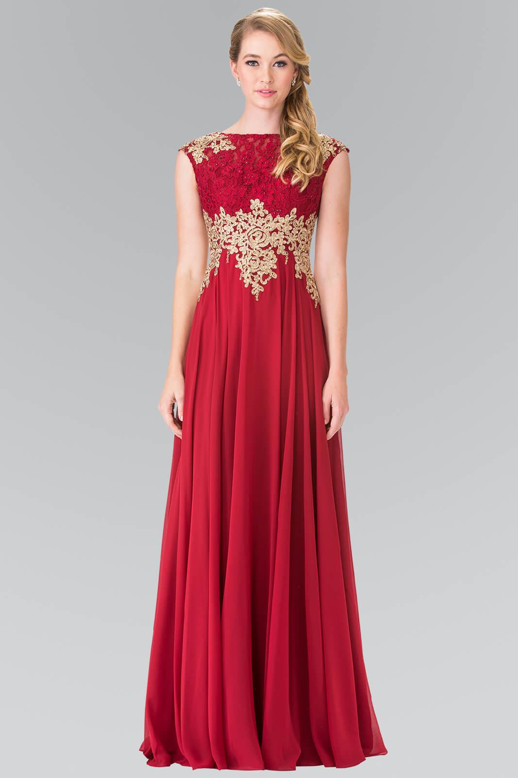 Plus Size Long Prom Dress Evening Gown - The Dress Outlet Elizabeth K