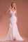 Portia and Scarlett Feathered Long Evening Dress 21128 - The Dress Outlet