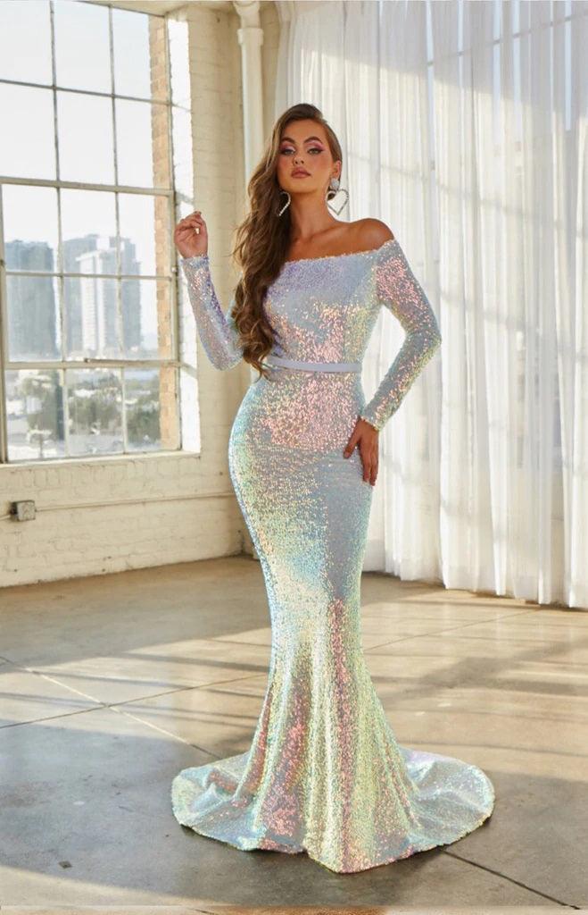 Portia and Scarlett Long Formal Prom Gown 21033 - The Dress Outlet