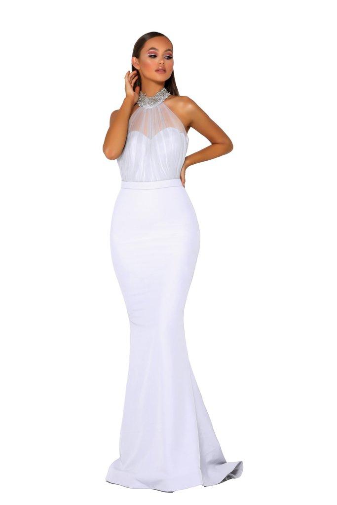 Portia and Scarlett Prom Long Bridesmaid Dress 5028 - The Dress Outlet