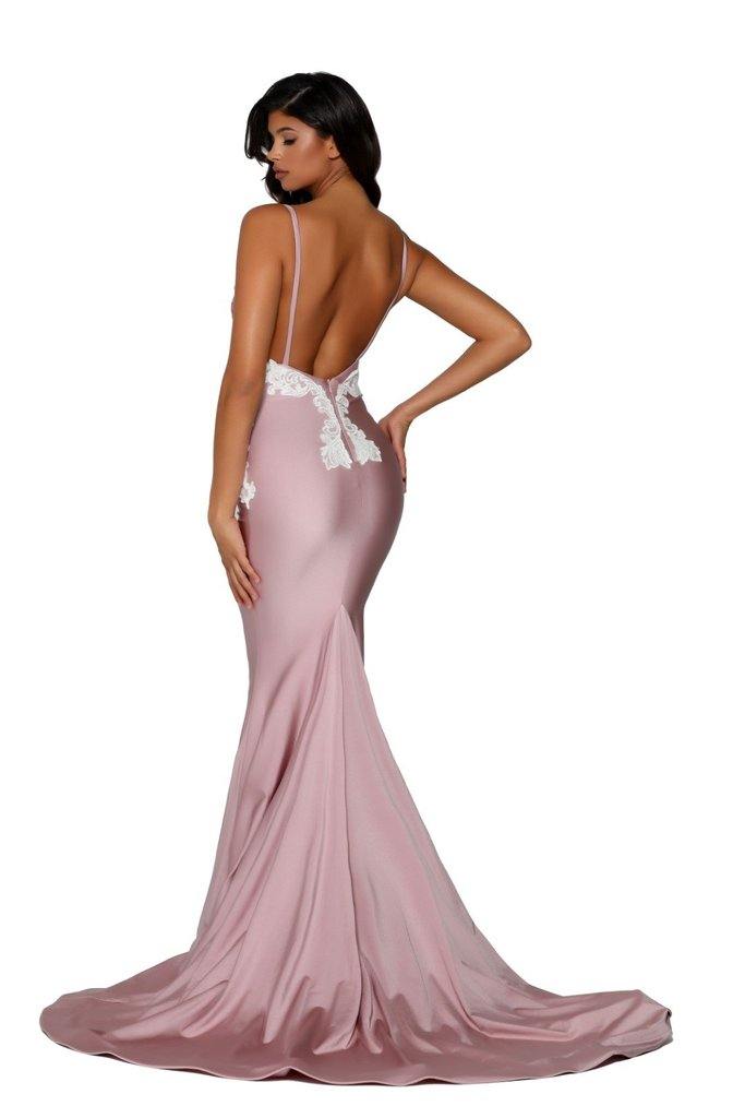 Portia And Scarlett Sexy Long Fitted Prom Dress PS6303 - The Dress Outlet
