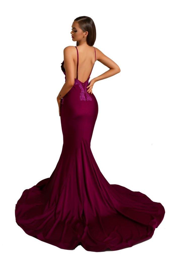 Portia And Scarlett Sexy Long Fitted Prom Dress PS6303 - The Dress Outlet