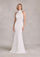 Wedding Dresses Simple Long Bridal Gown Beaded Wedding Dress Ivory