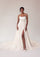 Wedding Dresses A Line Corset Lace Long Wedding Dress Ivory/Champagne