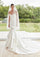 Wedding Dresses Long Mermaid Tired Wedding Dress Ivory