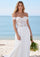 Wedding Dresses Simple Beaded Lace A Line Wedding Dress Ivory/Honey