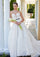 Wedding Dresses Lace Applique Long Ball Gown Wedding Dress Ivory/Sand/Honey/Black