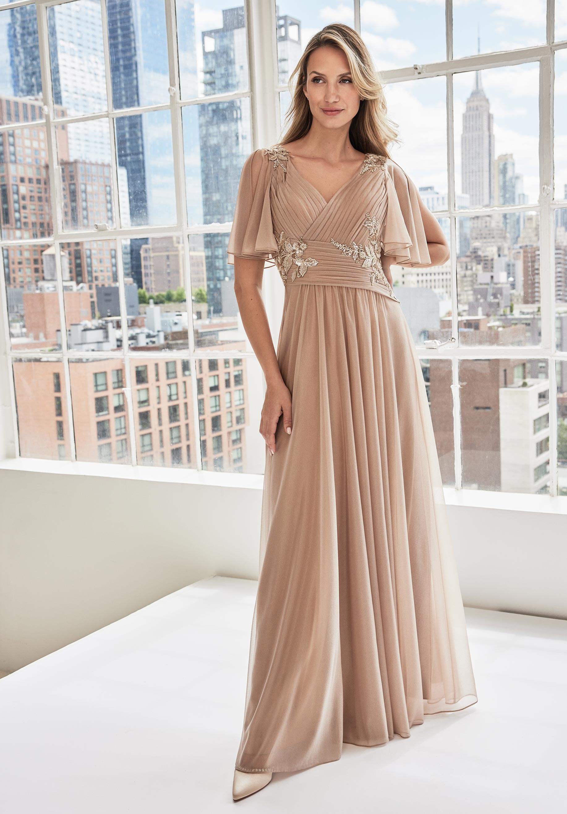 Mother of the Bride Dresses Long Mother of the Bride Dress Bronze