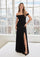 Formal Dresses Long Formal Beaded Evevening Dress Black
