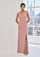 Formal Dresses Long Formal Floral Appliqué Evening Dress Rosewood