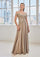 Formal Dresses Formal Long A Line Evening Dress Champagne