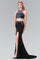 Prom 2 Piece Sexy Halter Evening Gown - The Dress Outlet Elizabeth K