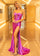 Prom Dresses Long Formal Fitted Slit Prom Dress Violet