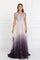 Prom Long Cap Sleeve Floral Lace Evening Formal Dress - The Dress Outlet Elizabeth K