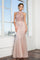 Prom Long Formal Beaded Halter Trumpet Gown - The Dress Outlet Elizabeth K