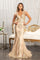 Prom Long Formal Glitter Mesh Mermaid Dress Sale - The Dress Outlet