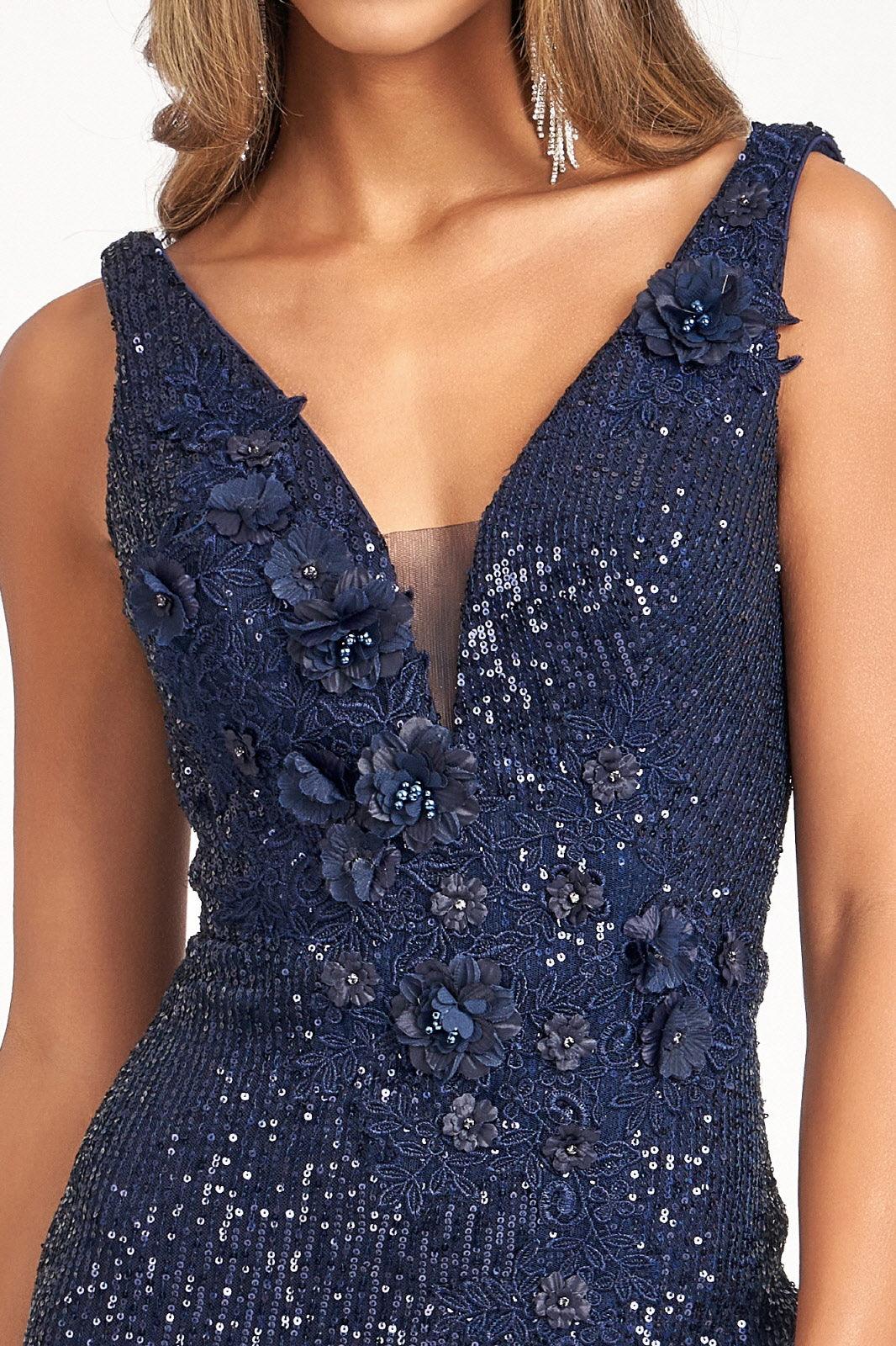 Prom Long Formal Sleeveless Evening Dress - The Dress Outlet